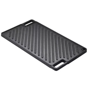 Reversible Grill/Griddle 9.7 X 16.7 In. Pre-Seasoned Cast Iron Griddle Rectangul - Picture 1 of 9