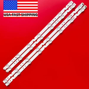 4Pcs LED strip For TCL 55HR330M07B2 55HR330M08A2 55A460A 55P65US 55DP600 55DP603 - Picture 1 of 9