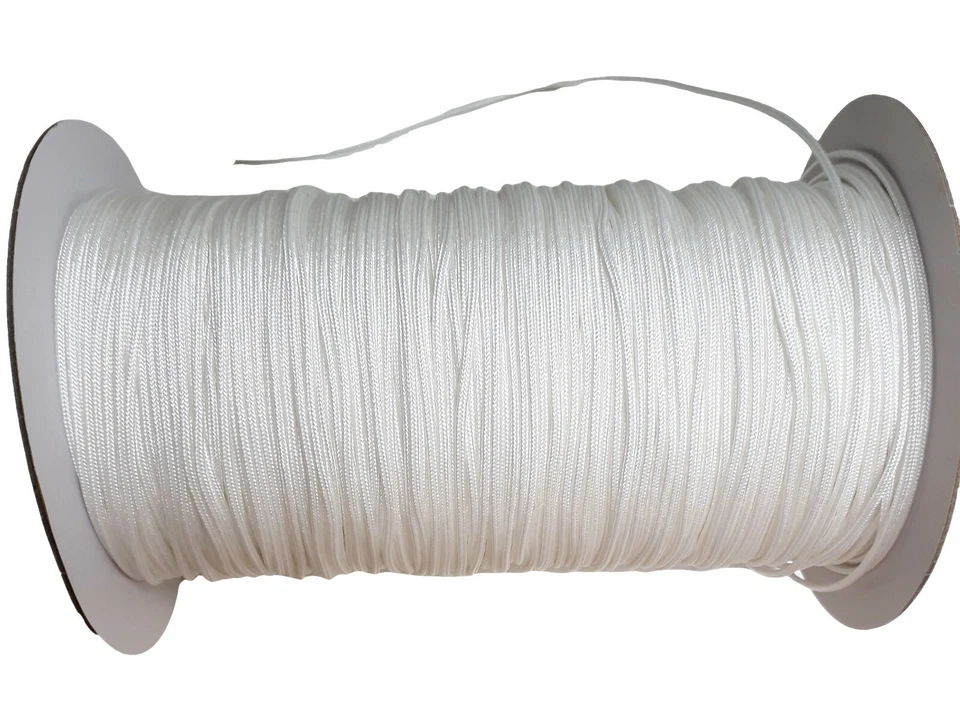1.0mm,1.1mm, 1.4mm, 1.6mm,1.8mm, 2.0mm Blinds Shade Lift Pull Cord String-White - Image 1 of 1