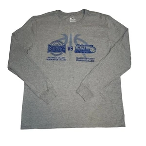 Nike Shirt Men's XL Long Sleeve The Nike Tee SLIAC VS CCIW Blue Gray - Picture 1 of 24