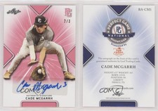 2021 Leaf Perfect Game National Showcase Auto Pink /3 Cade McGarrh #BA-CM1 Auto
