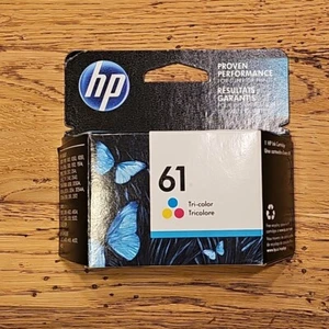 Genuine HP 61 Tri Color Ink Cartridge F6U61AN #140 Expired 2017 New Sealed - Picture 1 of 6