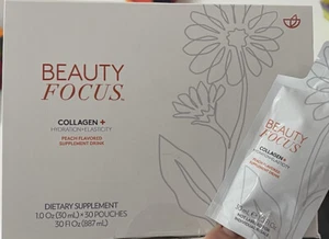 Nu Skin Beauty Focus Collagen +  Peach | Nuskin Liquid Collagen Drink | 30days - Picture 1 of 12