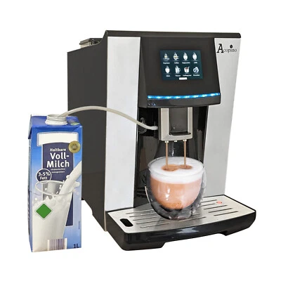 ACOPINO Kaffeevollautomat mit Farbdisplay Vittoria mit OneTouch-Funktion und Milchsystem
