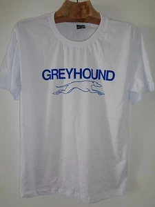 Greyhound Bus T-shirt - Retro Style - All Sizes - 100% Cotton - Picture 1 of 2