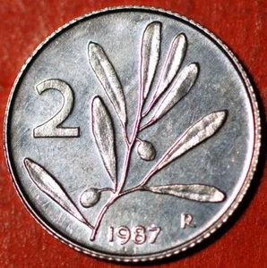 Italy 2 Lire 1987 KM# 94 - Picture 1 of 2