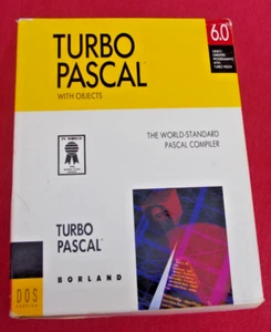 Software compilador Borland Turbo Pascal V6 vintage sin usar con disquetes de 3,5 - Imagen 1 de 8