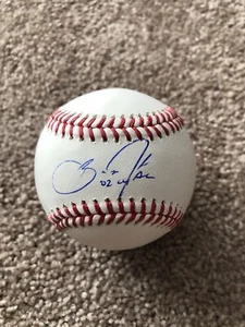 Barry Zito SIGNED ROMLB Baseball +02 AL Cy Oakland A's PSA/DNA AUTOGRAPHED - Picture 1 of 3