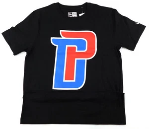 Detroit Pistons DP Logo Sec Crew T-Shirt Mens (2XL) Black New Era 770715 NWT - Picture 1 of 3