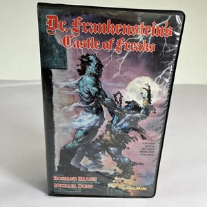 VHS DR. FRANKENSTEIN'S CASTLE OF FREAKS CLAMSHELL - Picture 1 of 13