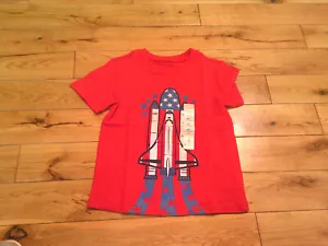 NWT $10 TODDLER BOYS JUMPIMG BEANS RED SHIRT SIZE 4T - Picture 1 of 1