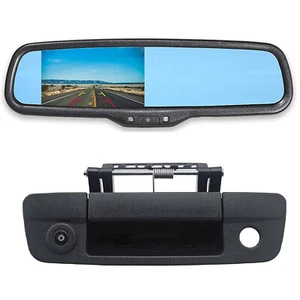 Tailgate Handle Backup Camera+4.3" Monitor for Dodge Ram 1500 2500 3500 2010-19 - Picture 1 of 13