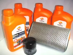 KIT TAGLIANDO OLIO REPSOL SINTETICO 10W-40 HONDA 600 CB F Hornet 2012 ABS - Foto 1 di 1