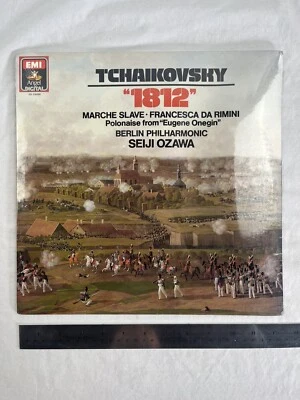 Tchaikovsky 1812 overture Marche Slave Berlin Philharmoni Seiji Ozawa SEALED LP - Image 1 of 2