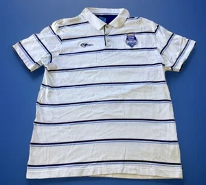 State of Origin NSW NRL Polo Talla L Rayas Fútbol Australiano Clásico - Imagen 1 de 9