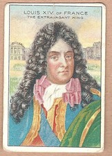 1911 Men of History T68 Royal Bengals Little Cigars LOUIS XIV FRANCE Fair