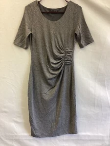 Vestido de maternidad pulóver gris acanalado A Pea In The Pod manga corta para mujer talla? - Imagen 1 de 6