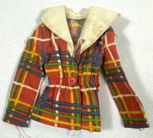VINTAGE BEST BUY BARBIE OUTFIT #7815 PLAID JACKET ONLY - Picture 1 of 7