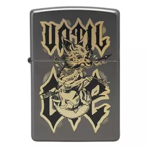 ZIPPO UNTIL I DIE FOX LIGHTER - Picture 1 of 5