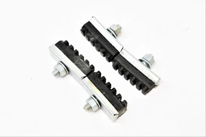 2 Pair 40mm Bicycle brake Caliper Knobbly Brake Blocks - Black - Picture 1 of 3