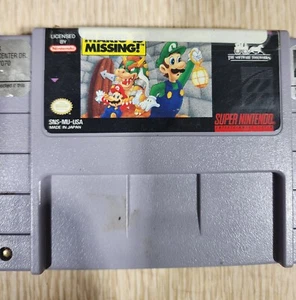 Mario fehlt! (Super Nintendo SNES, 1993) Original *Nur Kassette* - Bild 1 von 2