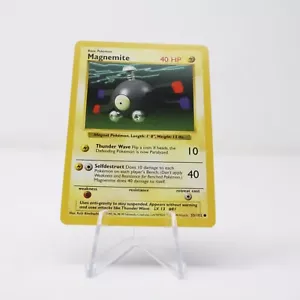NM - Shadowless Base Set Magnemite 53/102 WOTC Vintage Pokemon TCG - Picture 1 of 2