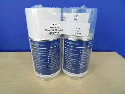 Ford Ruby Rot DSTE Spraydose Original mit Klarlack 2590547 - Bild 1 von 2