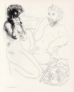 Pablo Picasso, Sculptor and Model Looking at Herself in a Mirror, Vollard Suite - Picture 1 of 1