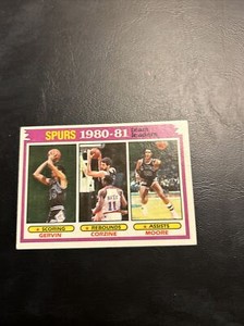 #62 George Gervin Dave Corzine Otto Moore 1980 Leaders 1981-82 Topps Cb15