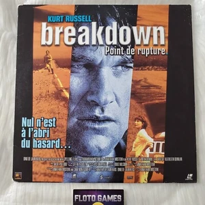 LASERDISC PAL FR : Breakdown - Kurt Russell Jonathan Mostow - 1997 - Floto Games - Imagen 1 de 4