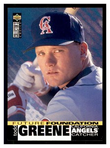1995 Collector's Choice #34 TODD GREENE California Angels ~D3B