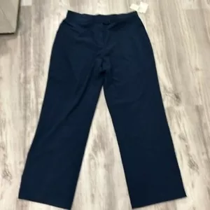 Pantalón Coldwater Creek Pull On Azul Marino Talla 16 Nuevo Con Etiquetas - Imagen 1 de 7