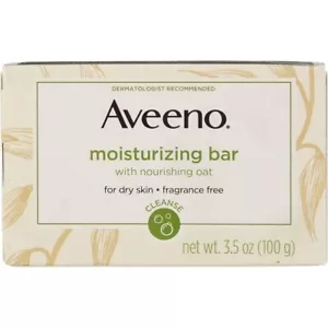 Aveeno feuchtigkeitsspendende Bar für trockene Haut 3 Unzen, Riegel - Bild 1 von 2