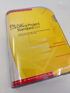 Microsoft Office Project Standard 2007 Academic Full Version New Sealed - Picture 1 of 2