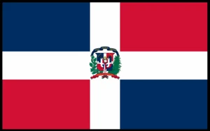5" Dominican Republic Flag Car and Truck Decal/Sticker - Bild 1 von 1