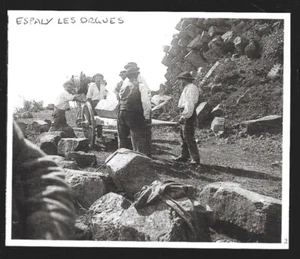 2002 -- ESPALY LES ORGUES . TRAVAIL AUX CARRIERES . 3Y554 - Picture 1 of 1