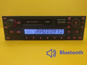 VW Autoradio BLUETOOTH Beta V Golf Passat Radio BLUETOOTH + Radiocode - Bild 1 von 10