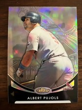 Albert Pujols 2010 Topps Finest #7 Refractor /599 De-laminated Corner