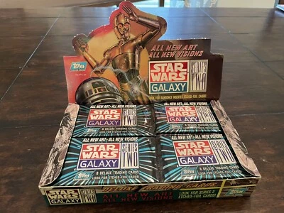 (1) Unopened Pack 1994 Topps Star Wars Galaxy Series 2 With Etch Foil Chases!!! - Image 1 of 4