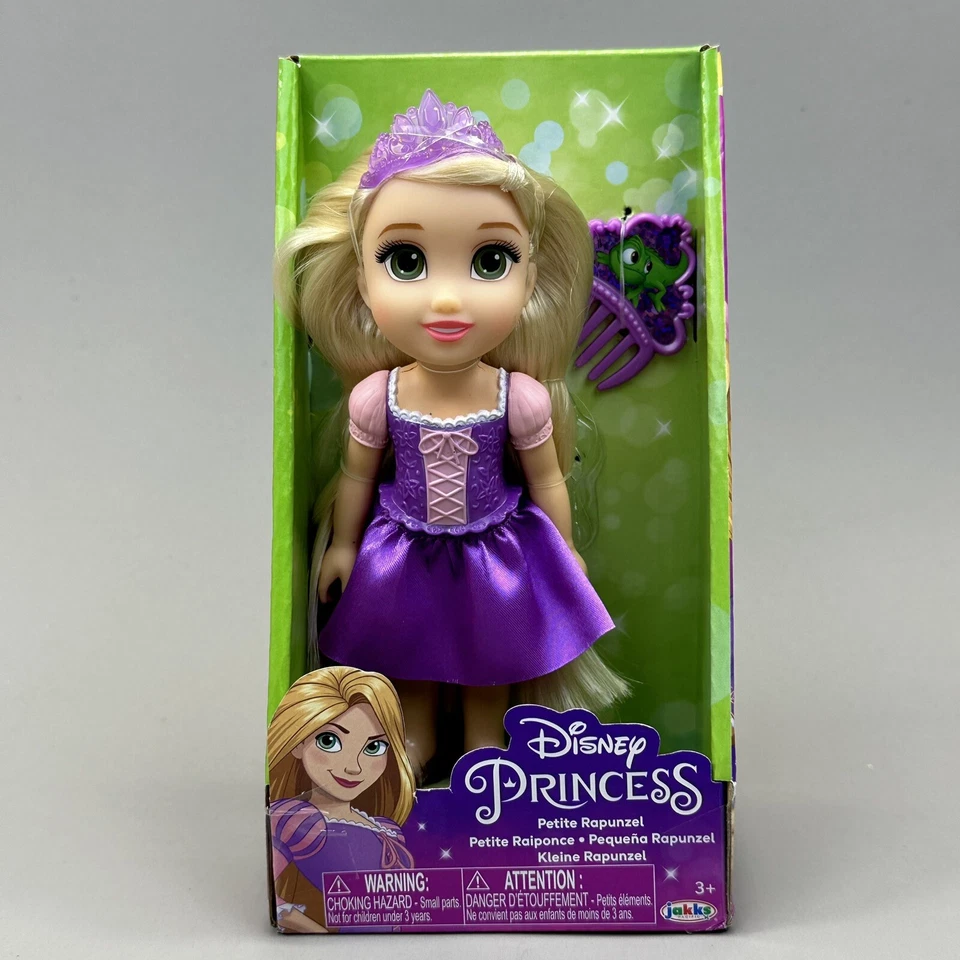 Disney Princess Petite Tangled Rapunzel 6" Doll w/ Comb Jakks Ages 3