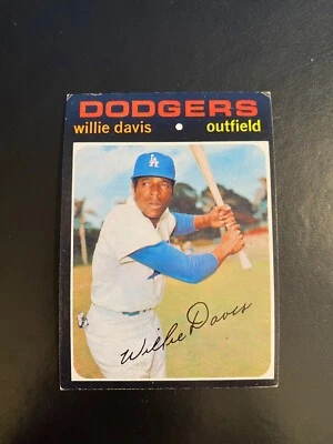 1971 TOPPS BASEBALL #585 WILLIE DAVIS!! $1 SHIPPING!! - Image 1 of 2