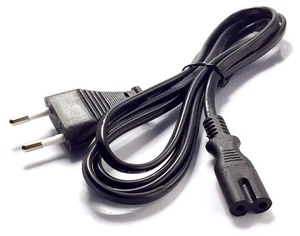Cable de Alimentacion Corriente Ordenador portatil 2 hilos 1,5 Metros - Imagen 1 de 3