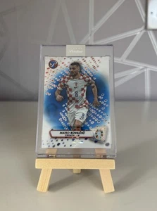 2023 TOPPS PRISTINE MATEO KOVACIC EURO 2024 BLUE REFRACTOR /75 Croatia Man City - Picture 1 of 3
