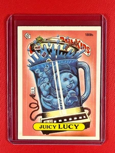 1986 Garbage Pail Kids - JUICY LUCY #189B - Picture 1 of 2