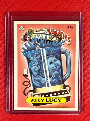 1986 Garbage Pail Kids - JUICY LUCY #189B - Image 1 of 2