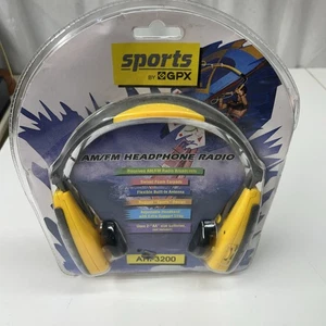 Vintage Sports by GPX Headphone Radio AM FM NOS Model AHP3200 - Picture 1 of 8