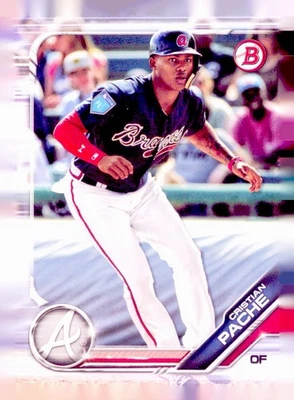2019 Bowman #BP-62 Cristian Pache Prospects - Image 1 of 2
