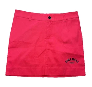 Fireball Whisky Promo roter Minirock Damen Medium Barkeeper Bar Uniform Logo - Bild 1 von 9