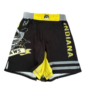 G6 SportsWear Muay Thai Shorts MMA Gym Boxing Fighting Indiana Logo Outlaws - Picture 1 of 14