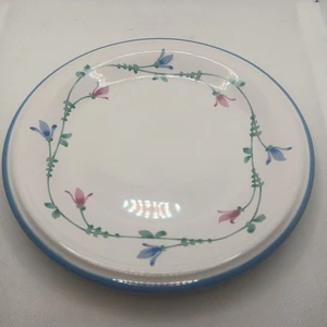 Set 7 piatti da insalata/dessert floreali Savoir Vivre Portofino blu 7 3/4" - Foto 1 di 5